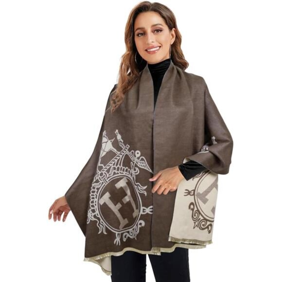 Scarfs for Women Pashmina Silky Shawl Wrap for Evening Dressing Blanket - Picture 1 of 6